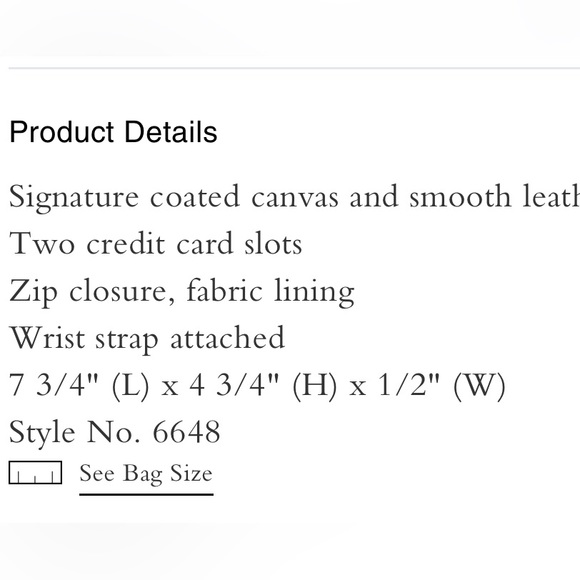 Pink Coach Wristlet - Picture 5 of 5